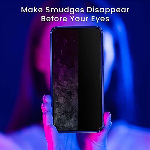 Screen Cleaner, Care and Smile Screen Cleaner,Sterilization Disinfection Cleansing,Screen Cleaner Spray, Safe for All Phones, Laptop and Tablet Screens,Two in One Spray and Microfiber Cloth (Grey)