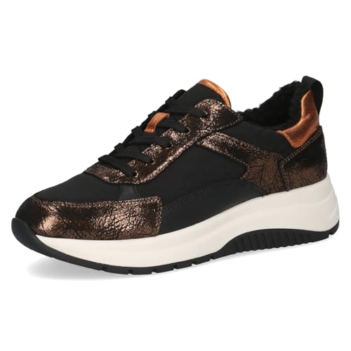 Baskets basses femme Caprice finitions soignées et plateforme sport
