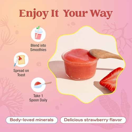 Sea Moss Gel Wildcrafted-Organic Fresh Fruits -Made in USA- 92+ Vitamins & Minerals Non-GMO Vegan Gluten-Free - Caribbean Gold Seamoss for Gut Health, Immunity, Energy & Digestion (Strawberry, 16 oz) - Image 7