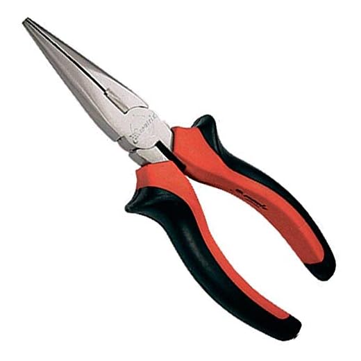 Mtx Alicate Bico Meia Cana Reto Nickel 6 Pol. (160 Mm) Cabo Dupla Injeção