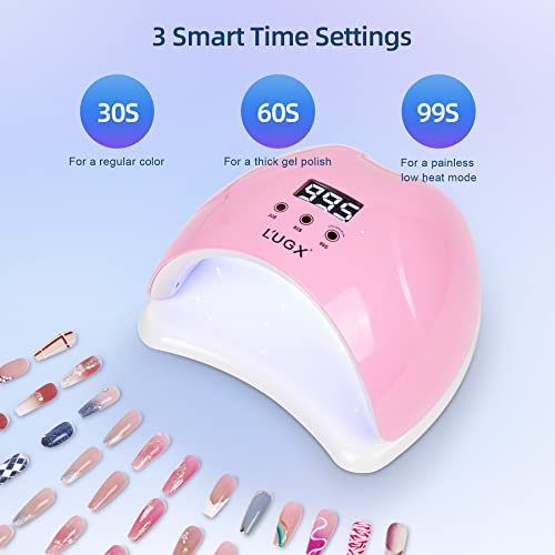L'UGX Lámpara UV LED para Uñas 48W con Temporizador miniatura 3