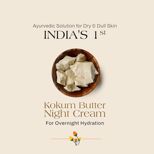 Image of Ashpveda Sandalwood & Saffron Nourishing and Restoring Night Cream | Anti Aging Cream Reduces Fine Lines & Wrinkles | Oil Free & Non Sticky Moisturizer | For Glowing Youthful All Skin Type (30 gm)