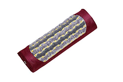 MediCrystal Infravermelho distante da pedra preciosa almofada - com cristais naturais - Negativo Ion - FIR de calor - não elétrico vermelho violeta 16 L x 5 "W x H 3 assinatura