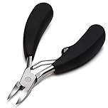 BEZOX Precision Toenail Clippers for Thick or Ingrown Toenails- Podiatrist Toenail Clippers - Professional Large Nail Clipper Grooming Tool -Spare Spring-New Packaging(No Metal Box)