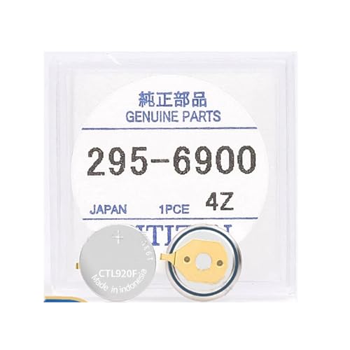 EXMUMCMR 295-6900 Battery,Compatible with Citizen Ecodrive Battery Replacement for Panasonic 295-69 Capacitor Battery for E210, E260, E270, E600, E610, E650, E660, E670, G900, Tool Repair Kit