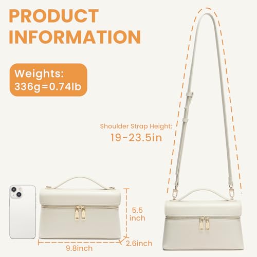 Keyli Women's Top Handle Bag Leather Small Handbags Trendy Designer Crossbody Shoulder Bag for Women Cute Quiet Purses2
