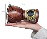 Novelty Decorative Djembe 6' high x4' top (Abstract, 6 Inch)