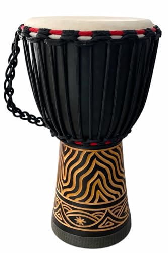 Djembe Drum African Mahogany with Goat Skin Head