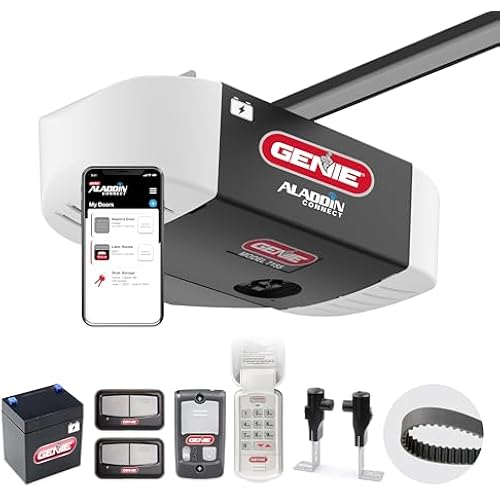 Genie StealthDrive Connect Smart Belt Drive Garage Door Opener, 7155-TKV