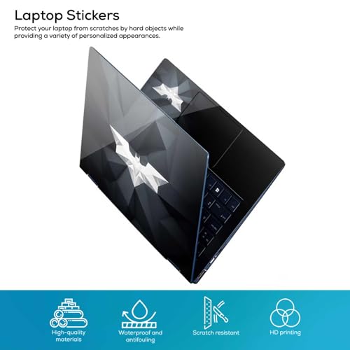 Image of DSGN 96 Full Body Laptop Skin Bubble-Free| Laminated| Removable| HD Quality Sticker for Laptops Upto 15.6 Inches Compatible with Hp /Dell /Acer /Lenovo /Asus etc.