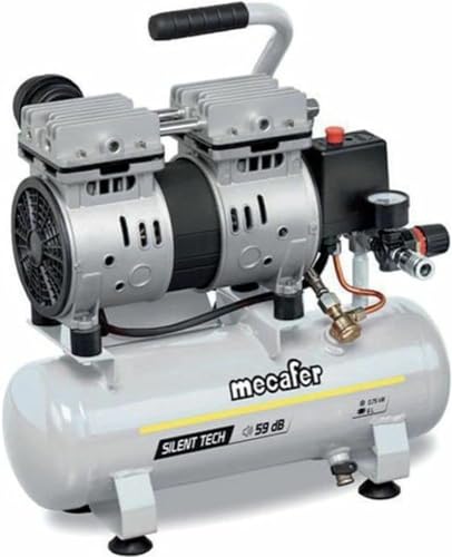 Compresseur silencieux Mecafer 425513 pour atelier avec kit Güde 84091 - 2