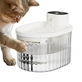 Wasserbrunnen Katzen, 3L Automatischer Tiefenfiltrationsspender, Katzenbrunnen Wasserspender Zubehör, Langlebiges Hydratationswerkzeug für einfache Verwendung, Multi-Use Pet Feeder zum