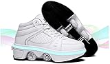 ★ Las ruedas ocultas de los patines se pueden ocultar como zapatillas de deporte ordinarias, los patines no solo pueden deslizarse, sino también correr. Los patines también se ven ricos y elegantes.