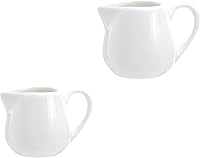 Vista 10 de CHOOLD 2 piezas Mini crema de cerámica con mango, jarra de crema de leche de café