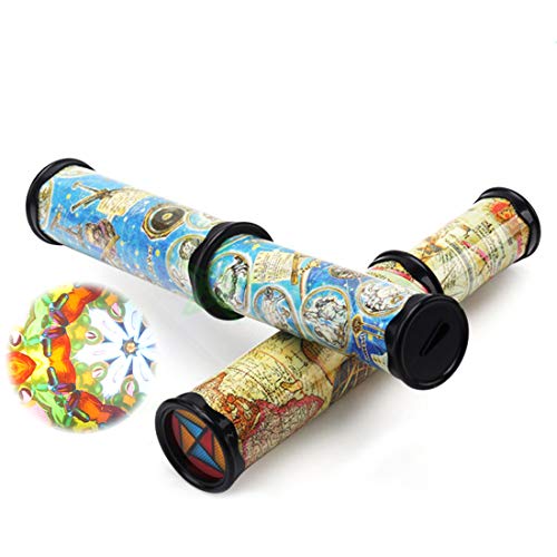 Lot De 6 Kaléidoscopes Classiques En Papier – Couleurs Aléatoires – Jouet Éducatif Et Créatif Pour Enfants