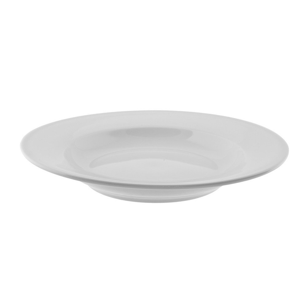 Z-Ware Porcelain 9"/10 Oz Rim Soup Bowl, Set of 6, White