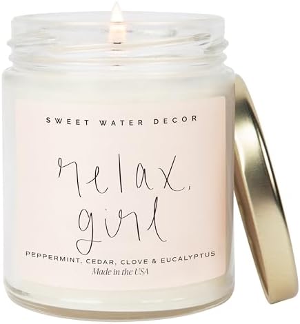 Sweet Water Decor Relax Girl, Peppermint, Cedar, Clove, and Eucal...