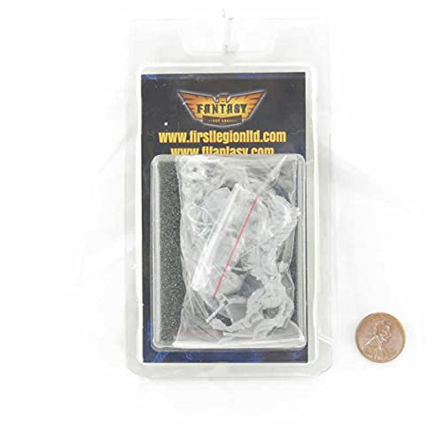 Miniatura Warrior Esqueleto Montado Kit 28mm Escala Heroica miniatura 2