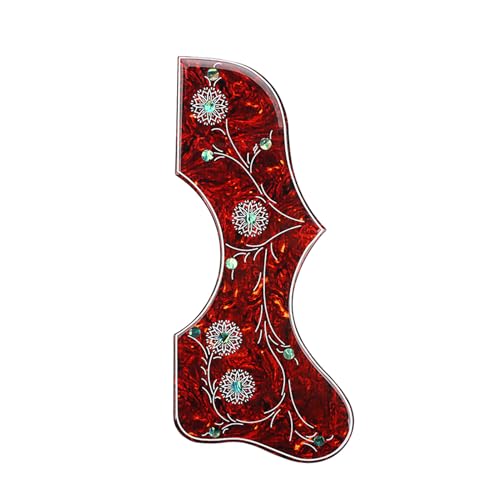XEGZLH Self Adhesive Acoustic Guitar Pickguard Scratch Plate Pickguard Sticker Anti-Scratch Folk Guitar Protective Shells Guard