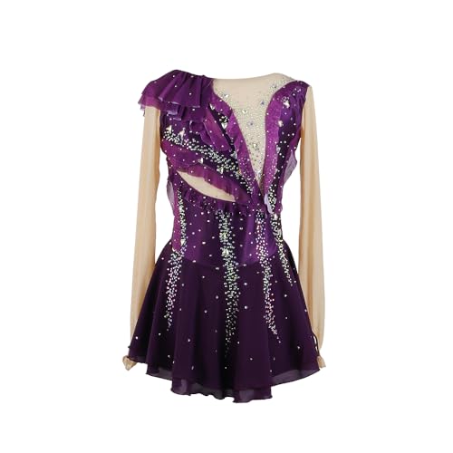 ZAGITOVA Saia de patinação no gelo para meninas e mulheres, vestido de patinação artística profissio