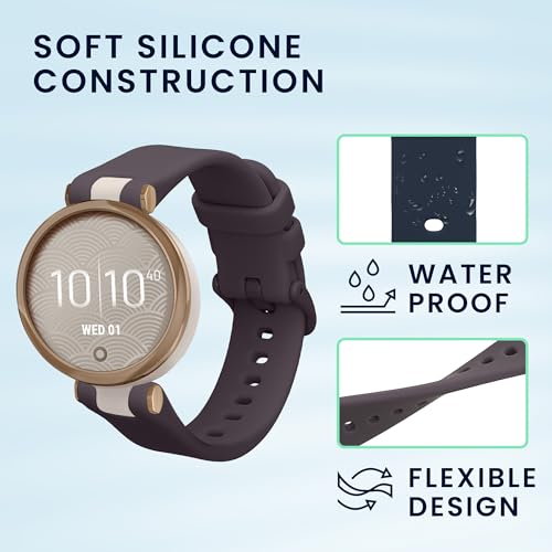 kwmobile 2X Sportarmband kompatibel mit Garmin Lily Sport Armband - Fitnesstracker Band Set aus TPU Silikon