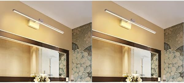 Gesto 6W Straight Shape Led Mirror Picture Wall Light- Dressing Table Lights | 12 Inch Wall Spotlight for Painting,Scenery,For Display Art Work(Warm White, 3000K )-Pack of 2