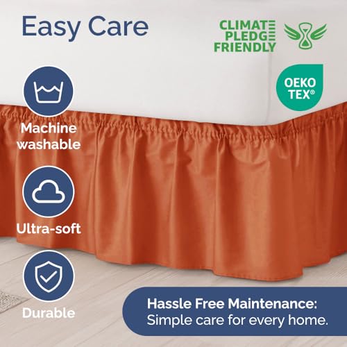 Cache-sommier élastique réglable pour grand lit pour masquer les dessous de lit - 7