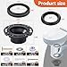 boeemi RV Toilet Seal and Socket Floor Flange Kit, Replace for Aqua Magic Style Plus, Style II and Residence, 385345892 Flange and 34120 Waste Ball Seal, 3 in 1 Combo