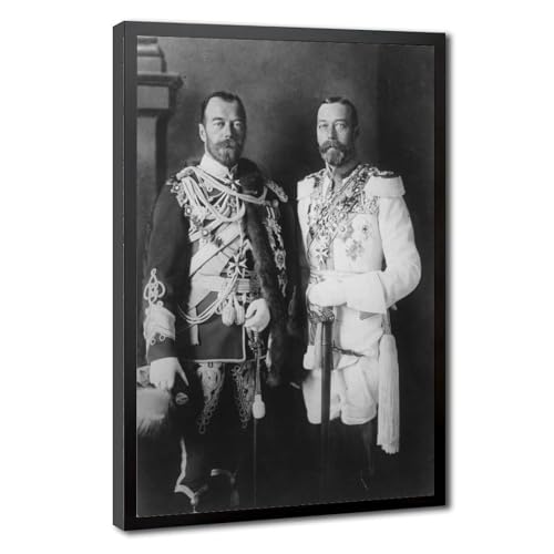 Impression sur toile tsar Nicolas II, grand tableau salon 61x91,4 cm