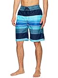 Kanu Surf Men's Flex Swim Trunks (Regular & Extended Sizes), Echelon Navy, Medium