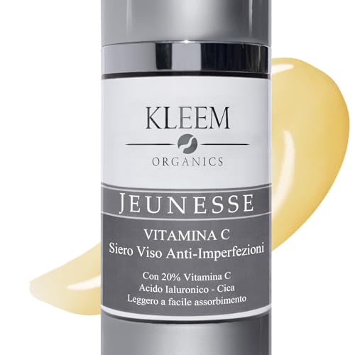 Siero viso: cos'è, a cosa serve, come sceglierlo e i migliori sieri da scegliere 9 Siero Viso Vitamina C 20% con Acido Ialuronico,...