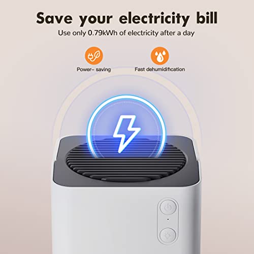 Upenjok 40Oz Small Dehumidifier With Led Lights & Auto Shut Off - Perfect For 322 Sq. Ft Bedroom, Bathroom, Rv, Closet #TOP4