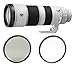 Sony FE 200-600mm f/5.6-6.3 G OSS Lens for Sony E, Bundle with Haida 95mm NanoPro MC CPL+Clear Filter Kit
