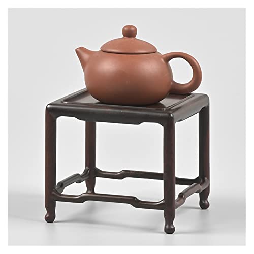 Support carré en bois vase fleur bonsaï et base artisanat d'art - 6