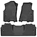 Husky Liners - Weatherbeater | Fits 2019 - 2023 Ram 2500, 19 - 22 3500 Mega Cab, Front and 2nd Seat Floor Liners, Black | 94131