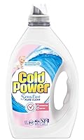Cold Power Sensitive Pure Clean, Liquid Laundry Detergent, Fragrance Free and Dye Free, 1 Litre, 20 Washloads