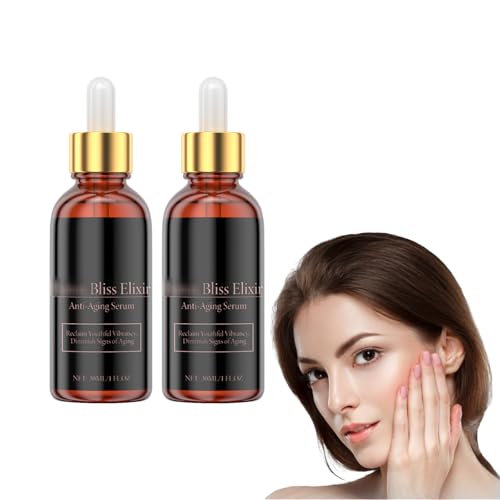 Suero Renovador Complejo - Suero Reparador Intensivo - Loción Antiedad Avanzada para Líneas Finas, Arrugas y Luminosidad de la Piel, Mezcla Hidratante y Reafirmante Poderosa, 30 ml (2 botellas)