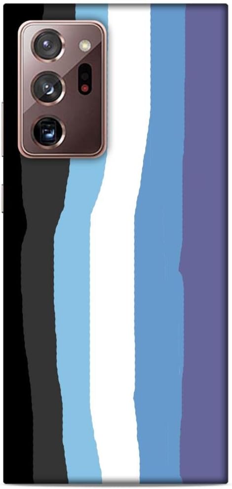 CLEOK Mobile Back Cover for Samsung Galaxy Note 20 Ultra (Abstract Multicoor Rainbow Style Design Pattern) Designer 3D Printed Slim Fit Hard Plastic Phone Cover for Samsung Galaxy Note 20 Ultra