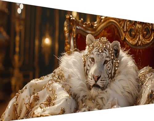 Diamond Painting Enfant et Adulte | Peinture Diamant 5D Tigre 60x120