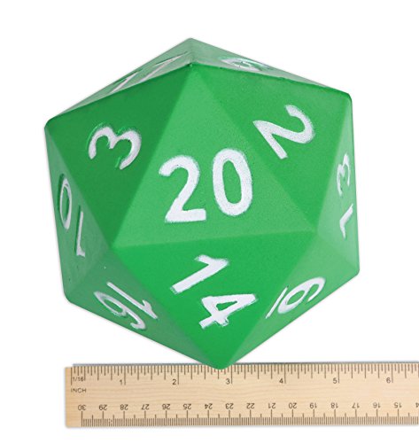 Learning Advantage Jumbo Polyhedra Die - 20 Sides - Large, Foam Dice For Games - Teach Numbers, Probability, Addition And Subtraction #TOP1