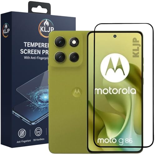 Image of Military-Grade Gorilla Tempered Glass For MOTO G86 With Installation Kit | Edge to Edge Coverage | Black