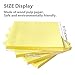 BAZIC Products Sticky Notes 3x3 Yellow Colors Post Stickies Self Stick Note, Colorful Adhesive Memo Pads, Recyclable (1200 Sheets/Pack), 1-Packs