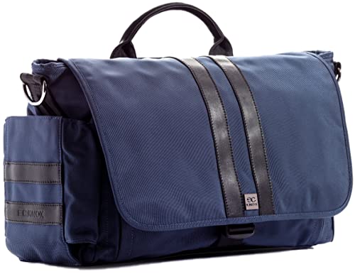 E.C.Knox Diaper Bag Backpack/Tote, with Built-in Baby Wipes Dispenser, Fold-Out Changing Pad, Stroller Hooks, 15 Pockets, Durable Nylon with Zip-Out Washable Canvas Lining, Navy…