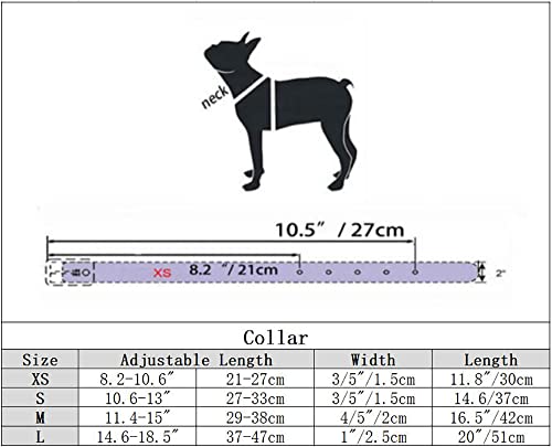 Collier à pointes pour chien et chat clouté durable bleu L - 8