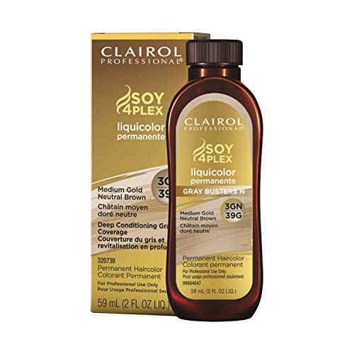 Clairol Professional Permanent Liquicolor For Dark Hair Color, 3Gn Mediumium Gold Neutral Brown, 2 Oz #TOP13