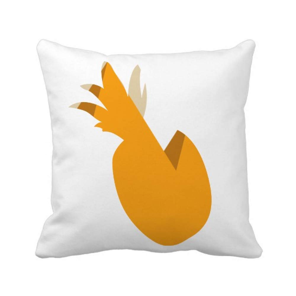 Housse de coussin carrée jaune pour illuminer votre coin lecture ou chambre cocooning