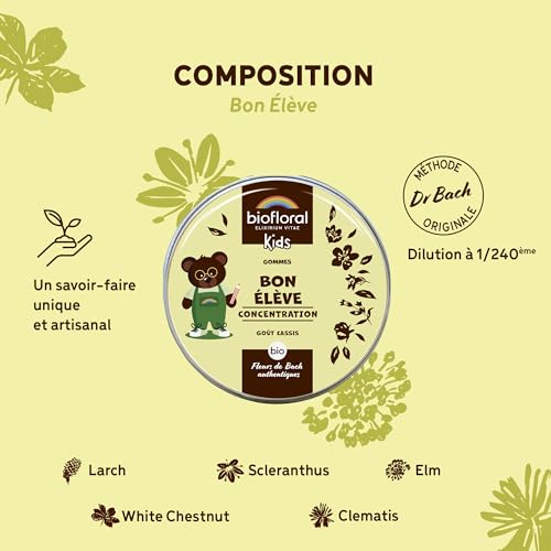 Biofloral Kids Bon Élève Bio Gommes 45 g – vue 3