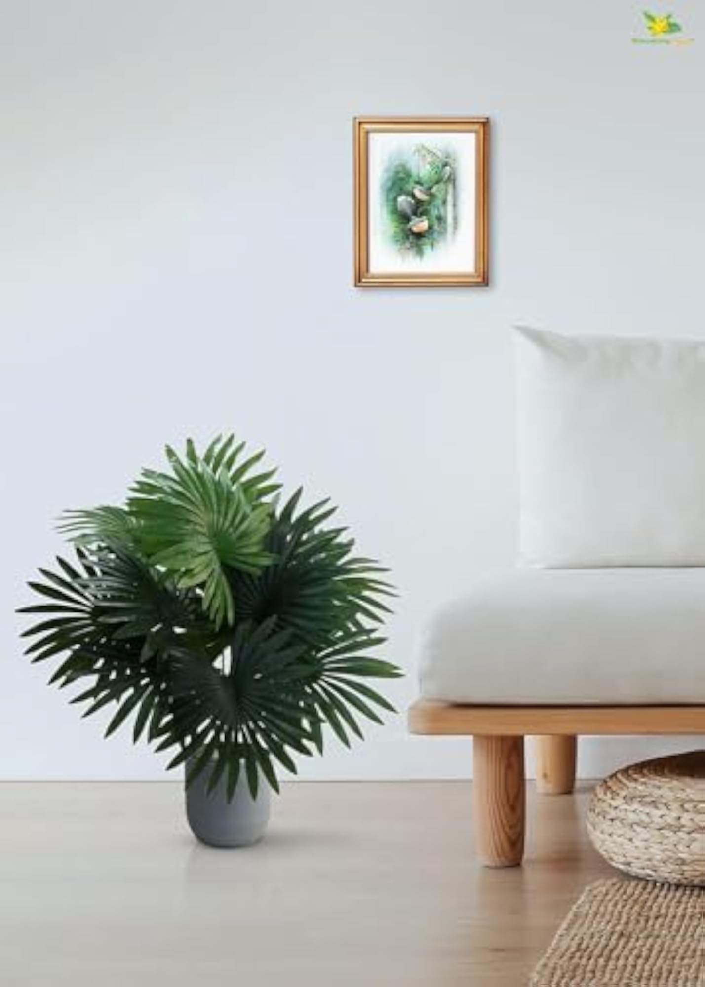 Artificial Palm Plant for Decor, 12 Leaves