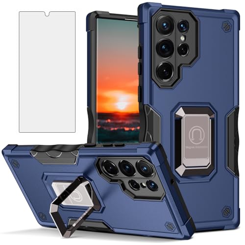 Coque Samsung S24 Ultra Asuwish avec protège-écran verre trempé et anneau