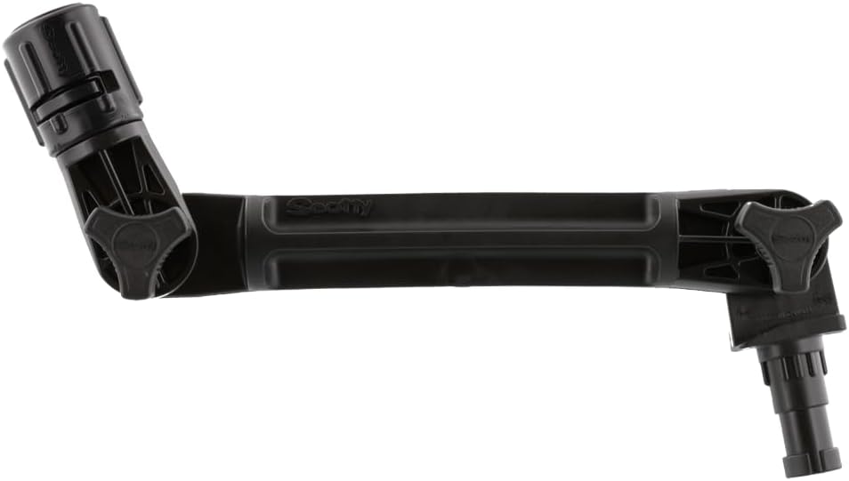 Scotty #429 Extended Gear Head Adapter, BLACK
